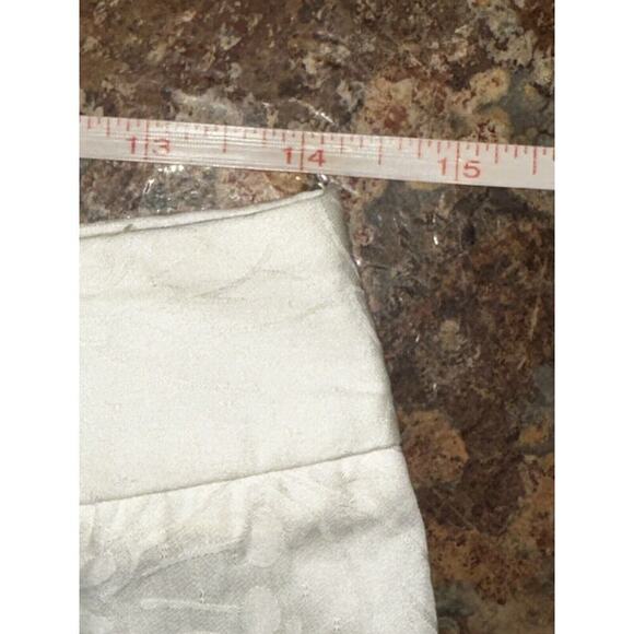 Ann Taylor LOFT Women’s Ivory Floral Print Pants 100% Cotton Size 2 - Picture 6 of 10